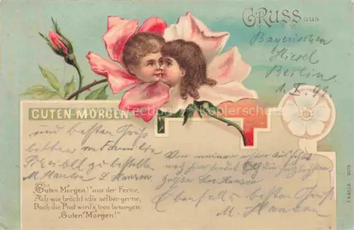 AK / Ansichtskarte Gruss aus Bayern Guten Morgen Litho 