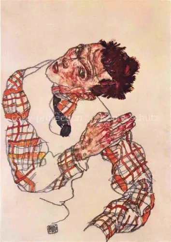 AK / Ansichtskarte SCHIELE Egon Kuenstlerkarte Wien Galerie Welz Salzburg 