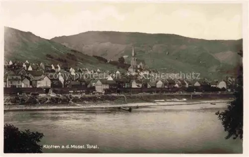 AK / Ansichtskarte Klotten Mosel Cochem-Zell Rheinland-Pfalz Panorama Blick ueber die Mosel