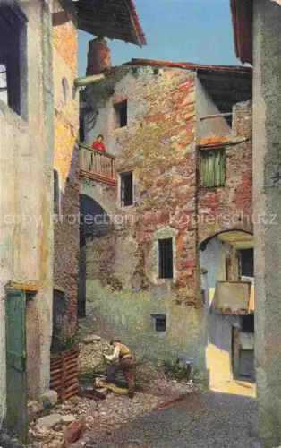 AK / Ansichtskarte Agra  LUGANO TI Case vecchie Alte Haeuser