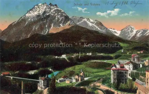 AK / Ansichtskarte Schuls Scuol GR und Vulpera Alpen