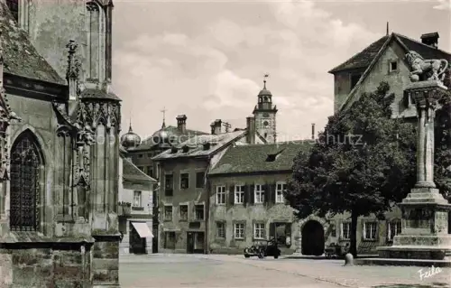 AK / Ansichtskarte Eichstaett Oberbayern Domplatz