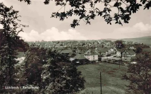 AK / Ansichtskarte Loehlbach Haina Hessen Panorama Ansicht vom Waldrand aus