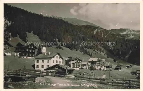AK / Ansichtskarte Gargellen Montafon Vorarlberg AT Teilansicht mit Kirche
