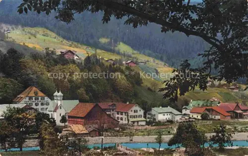 AK / Ansichtskarte Dalaas Arlberg Vorarlberg AT Teilansicht mit Gasthof zur Post Sommerfrische