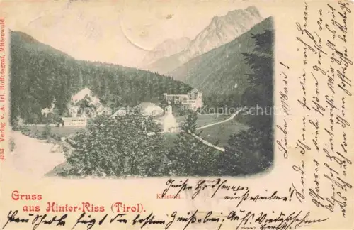 AK / Ansichtskarte Hinterriss Vomp Tirol AT Panorama Kloesterl