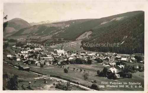 AK / Ansichtskarte Fulpmes Innsbruck Tirol AT Panorama Stubaital Blick gegen Mieders