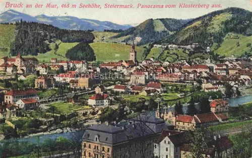 AK / Ansichtskarte Bruck Mur Steiermark AT Panorama vom Klosterberg aus gesehen