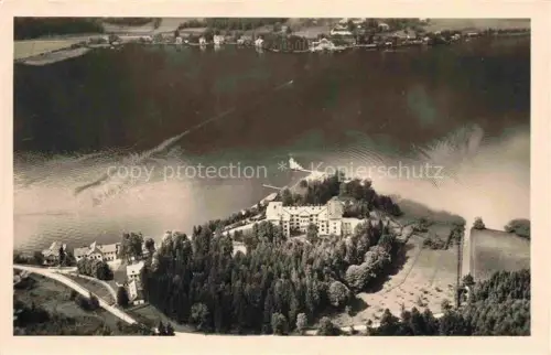 AK / Ansichtskarte Annenheim Ossiacher See Kaernten AT Grandhotel Annenheim Fliegeraufnahme