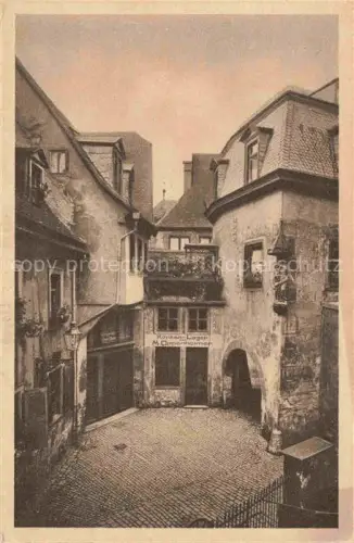 AK / Ansichtskarte WueRZBURG Bayern Dettelbacher Gasse mit Bauernhof Malerische Winkel Serie I Nr. 412