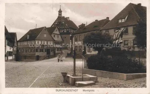 AK / Ansichtskarte Burgkunstadt Marktplatz Feldpost