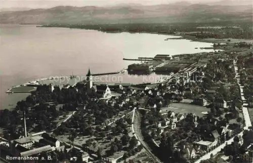 AK / Ansichtskarte ROMANSHORN Bodensee TG Fliegeraufnahme