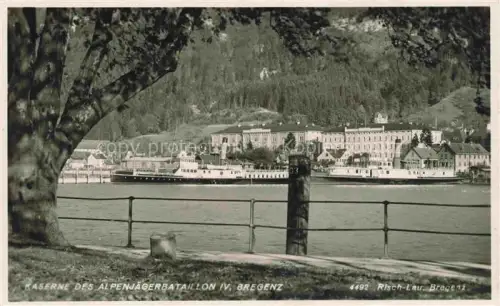 AK / Ansichtskarte BREGENZ Vorarlberg Bodensee Kaserne des Alpenjaegerbataillon