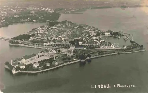 AK / Ansichtskarte LINDAU  Bodensee Bayern Halbinsel Hafen