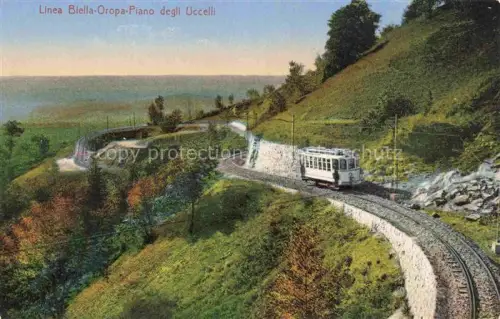 AK / Ansichtskarte Oropa Biella Piemonte IT Linea Biella Oropa Piano degli Uccelli