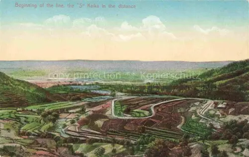 AK / Ansichtskarte Kalka Calca Kalkutta Calcutta India Beginning of the line the S Kalka in the distance