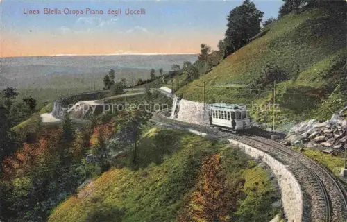 AK / Ansichtskarte Oropa Biella Piemonte IT Linea Biella Oropa Piano degli Uccelli
