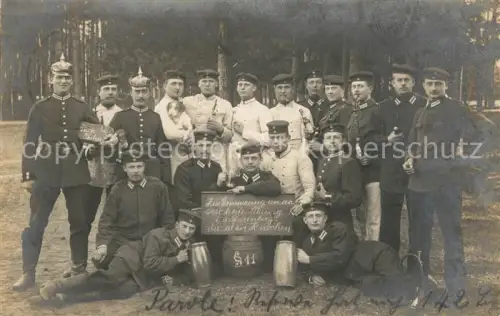 AK / Ansichtskarte Schoeneberg  Berlin Eisenbahnregiment Gruppenfoto