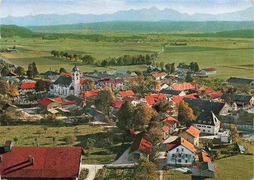 AK / Ansichtskarte Feldkirchen-Westerham Bayern Fliegeraufnahme mit Blick auf Wendelstein