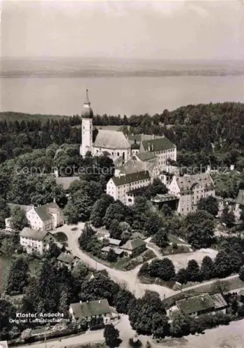 AK / Ansichtskarte Ammersee Bayern Kloster Andechs Rokokokirche