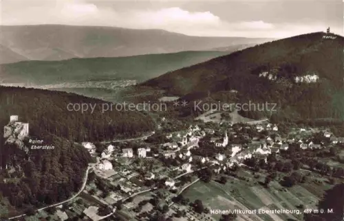 AK / Ansichtskarte Ebersteinburg Baden-Baden BW Hoehenluftkurort Luftbild