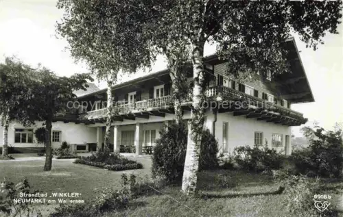 AK / Ansichtskarte Neumarkt Wallersee Salzburg AT Strandbad Winkler