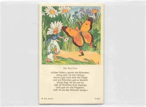AK / Ansichtskarte IBM BOHATTA-MORPURGO Ida (1900-1992) Kuenstlerkarte der Postillon Schmetterling 