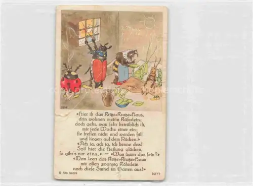 AK / Ansichtskarte IBM BOHATTA-MORPURGO Ida (1900-1992) Kuenstlerkarte Marienkaefer Insekten Ars Sacra