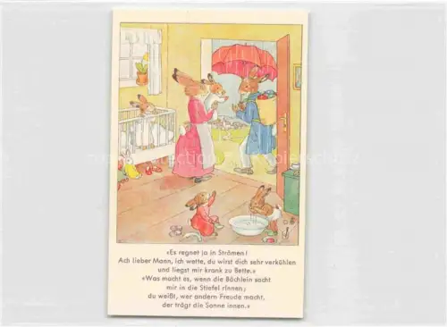 AK / Ansichtskarte IBM BOHATTA-MORPURGO Ida (1900-1992) Kuenstlerkarte Ostern Hasen Kaninchen Ars Sacra 