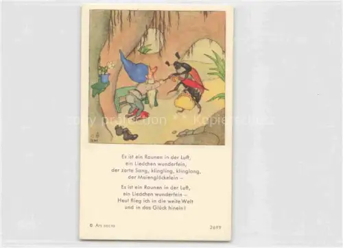 AK / Ansichtskarte IBM BOHATTA-MORPURGO Ida (1900-1992) Kuenstlerkarte Zwerge Maiengloeckelein Ars Sacra 