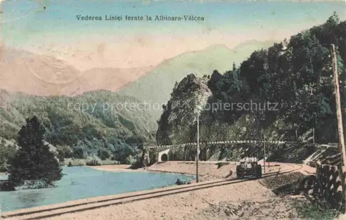 AK / Ansichtskarte Albioara-Valcea RO Vederea Liniei ferate la Albioara-Valcea