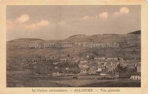 AK / Ansichtskarte Allanche Saint-Flour 15 Cantal Vue générale Collection Le Cantal pittoresque