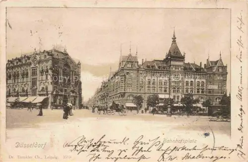 AK / Ansichtskarte DuessELDORF Bahnhofsplatz