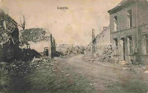 AK / Ansichtskarte Lievin LENS 62 Pas-de-Calais Ruines Grande Guerre Truemmer 1. Weltkrieg Feldpost