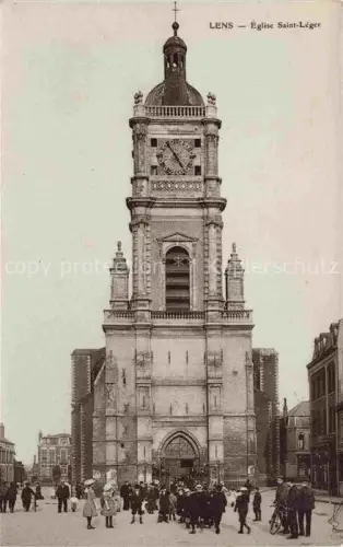 AK / Ansichtskarte LENS 62 Pas-de-Calais Eglise Saint-Léger