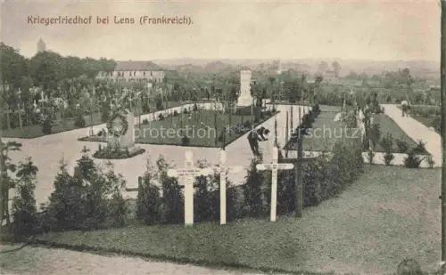 AK / Ansichtskarte LENS 62 Pas-de-Calais Kriegerfriedhof Feldzug 1914/15 Feldpost