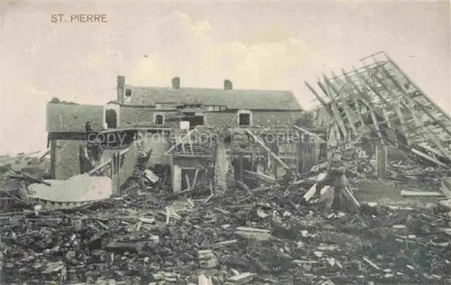 AK / Ansichtskarte St-Pierre-les-LENS 62 Pas-de-Calais Ruines Grande Guerre Truemmer 1. Weltkrieg Feldpost