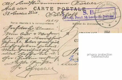 AK / Ansichtskarte Souchez ARRAS 62 Pas-de-Calais La Croix de grès et Rue d'Arras