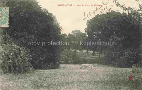 AK / Ansichtskarte Saint-Josse Montreuil 62 Pas-de-Calais Vue du parc du château