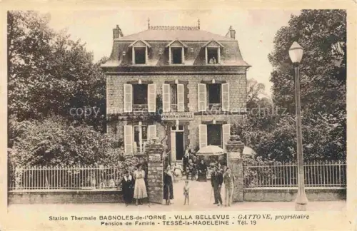 AK / Ansichtskarte Tesse-la-Madeleine Bagnoles-de-l Orne 61 Station Thermal Villa Bellevue Pension de Famille