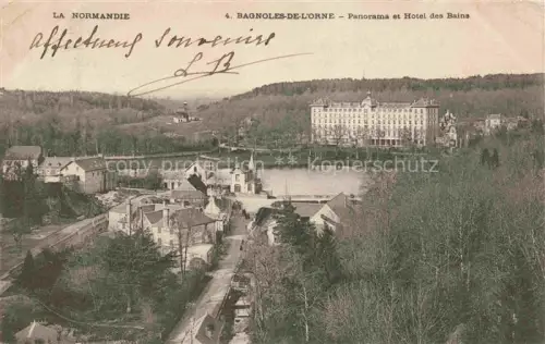 AK / Ansichtskarte Bagnoles-de-l Orne 61 Panorama et Hôtel des Bains