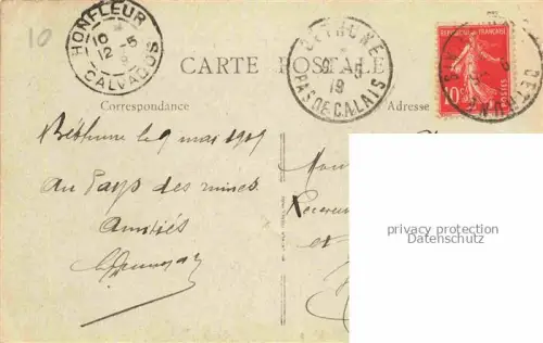 AK / Ansichtskarte Bethune 62 Pas-de-Calais Après la guerre Rue St. Pry Ruines Grande Guerre Truemmer 1. Weltkrieg
