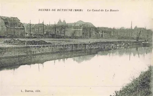 AK / Ansichtskarte Bethune 62 Pas-de-Calais Le Canal de la Baissée