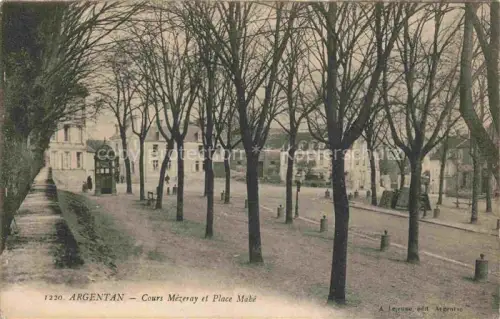 AK / Ansichtskarte ARGENTAN 61 Orne Cours Mézeray et Place Mabé