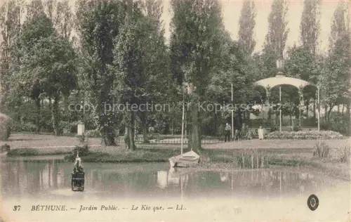 AK / Ansichtskarte Bethune 62 Pas-de-Calais Jardin Public Le Kiosque