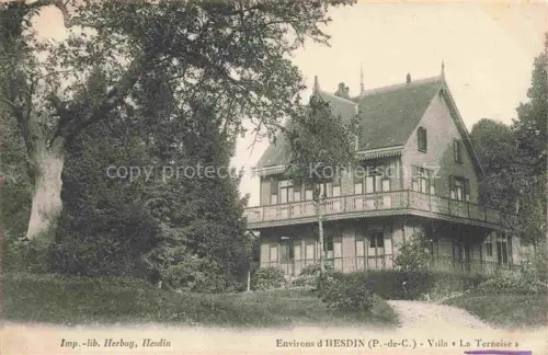 AK / Ansichtskarte Hesdin Montreuil 62 Pas-de-Calais Villa La Ternoise