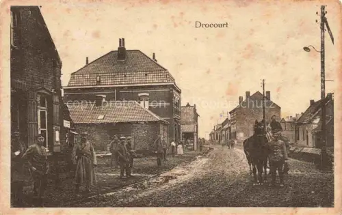 AK / Ansichtskarte Drocourt LENS 62 Pas-de-Calais Rue Principale