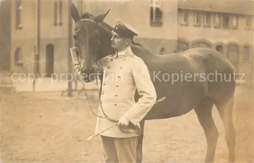 AK / Ansichtskarte Elbing ELBLAG PL WK1 Kavallerie Foto mit Pferd 