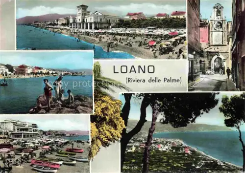 AK / Ansichtskarte Loano Liguria IT Strandpartien Stadttor