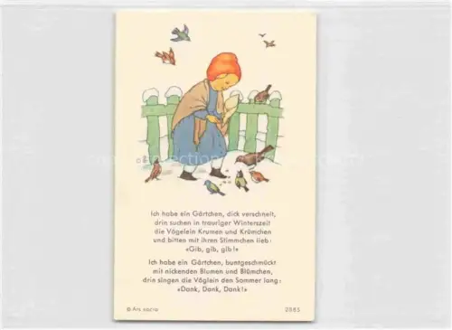 AK / Ansichtskarte IBM BOHATTA-MORPURGO Ida (1900-1992) Kuenstlerkarte Vogel Winterzeit  Ars Sacra